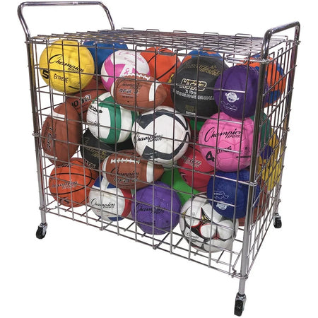 Champion Sports Ball Locker: Portable Steel Storage Solution - Equipment