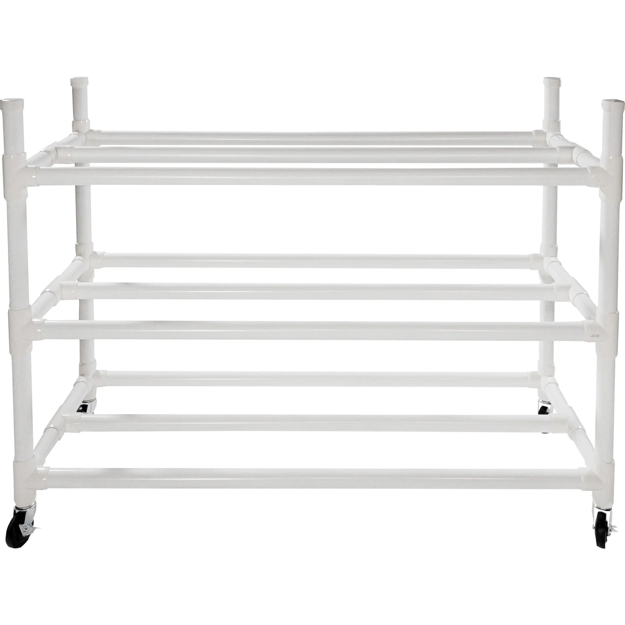 Champion Sports Basketball Cart: Heavy-Duty 4-Caster Plastic Cart - Equipment