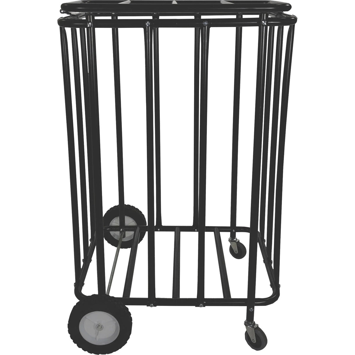 Champion Sports Compact Ball Locker: Steel 28x22x43 - Black - Equipment