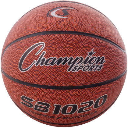 Champion Sports Composite Basketball - Official Size 29.50’’ - Pack of 1 - Equipment