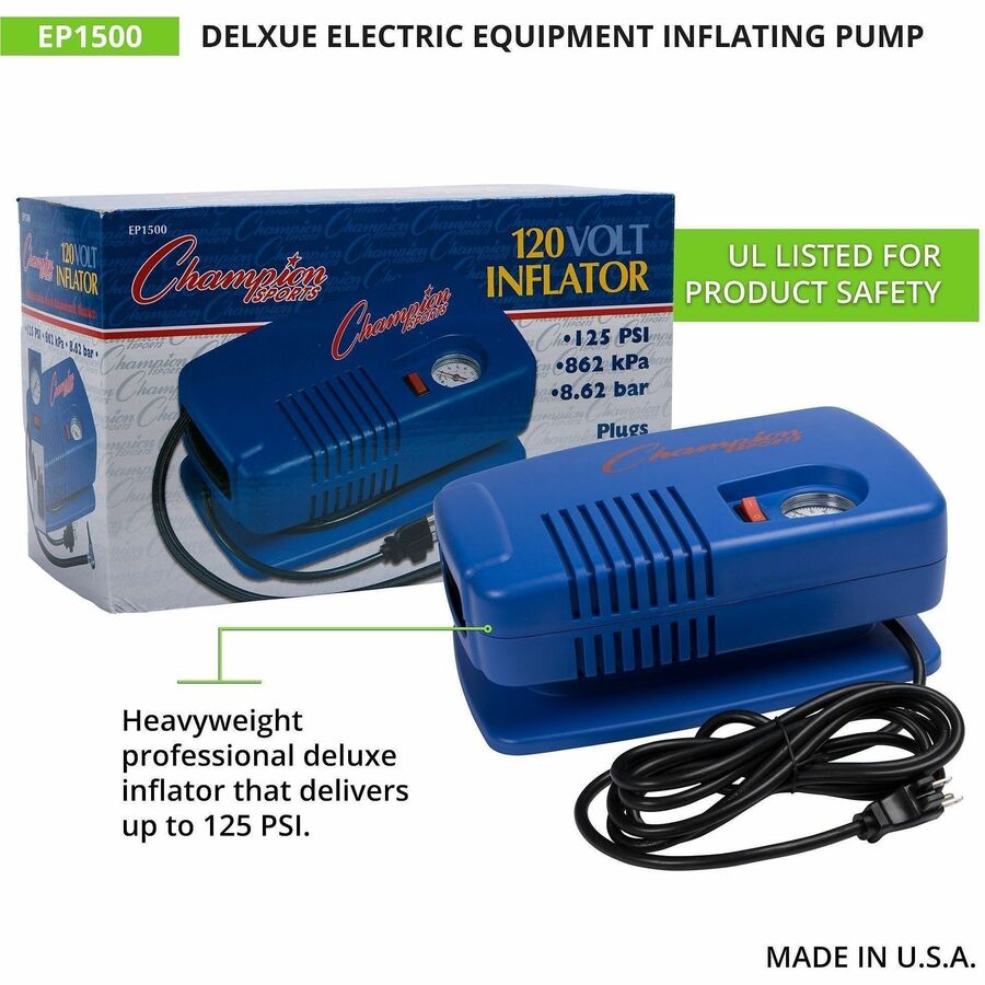 Champion Sports Deluxe Electric Inflating Pump - Alternate-Image2