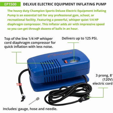 Champion Sports Deluxe Electric Inflating Pump - Alternate-Image1