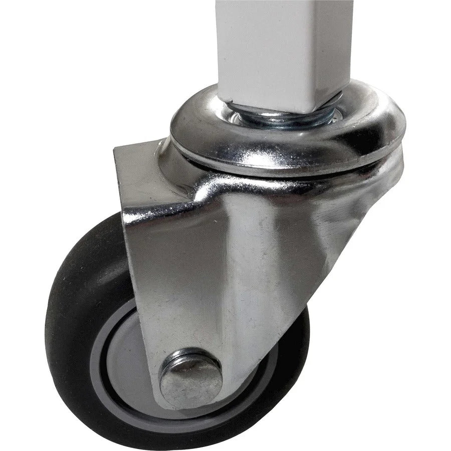 Champion Sports Double Wide Ball Cart: Tubular Steel 4 Casters - Equipment