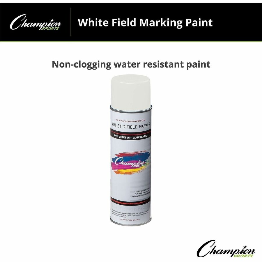 Champion Sports Field Marking Paint White - Alternate-Image1