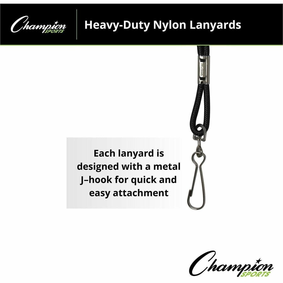 Champion Sports Heavy-duty Nylon Lanyard - Alternate-Image2