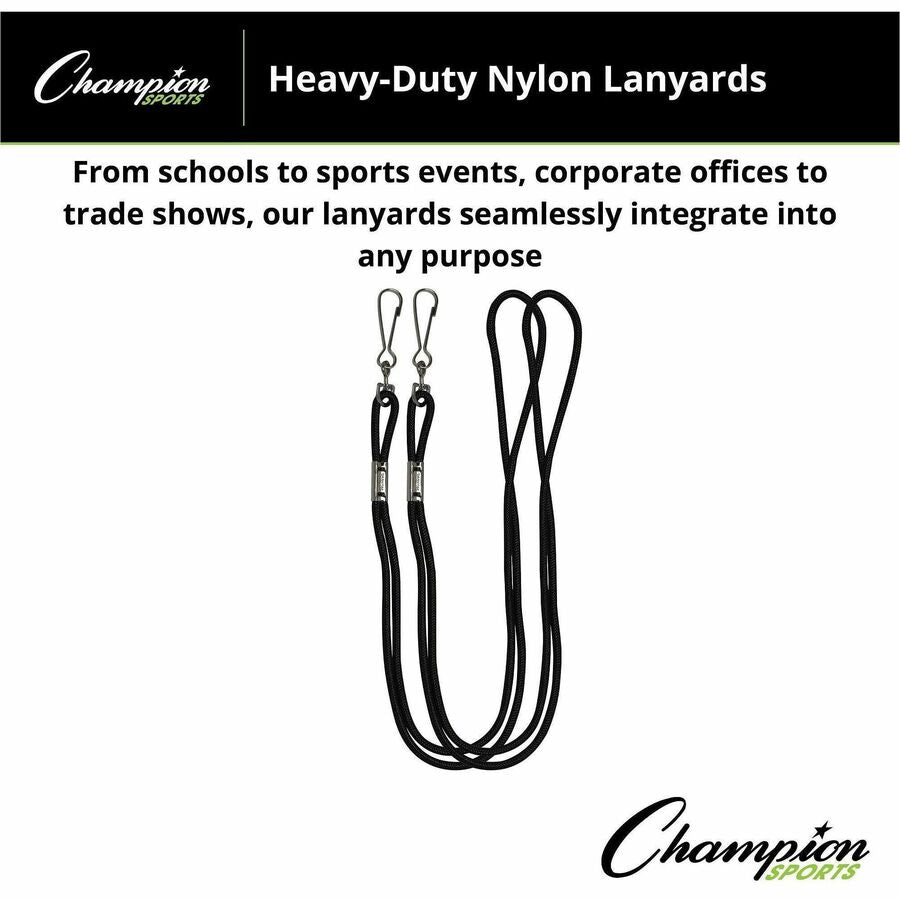 Champion Sports Heavy-duty Nylon Lanyard - Alternate-Image3