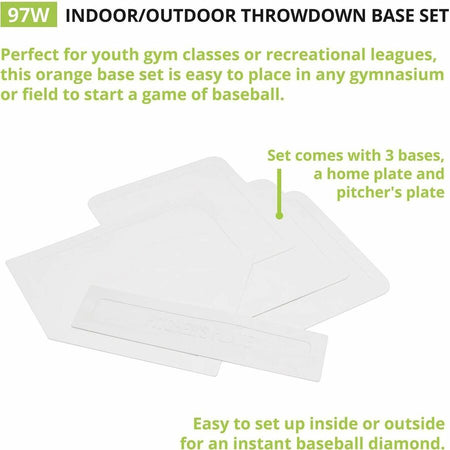 Champion Sports Indoor/Outdoor Throwdown Base Set White - Alternate-Image1