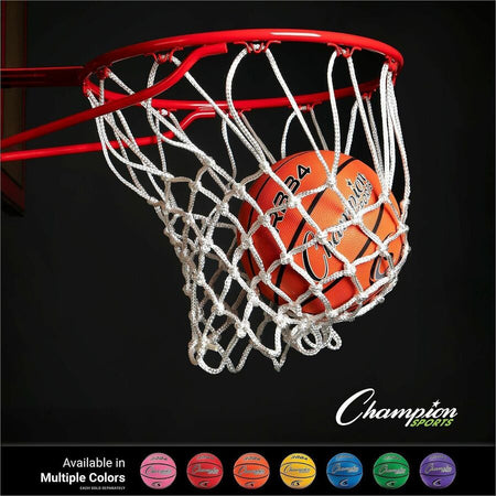 Champion Sports Intermediate Rubber Basketball Orange - Alternate-Image2