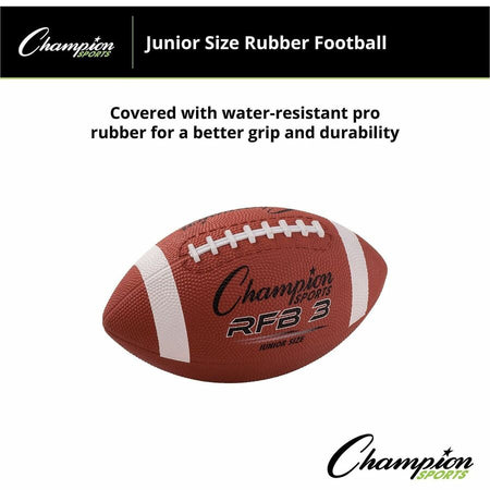 Champion Sports Junior Rubber Football - Alternate-Image1