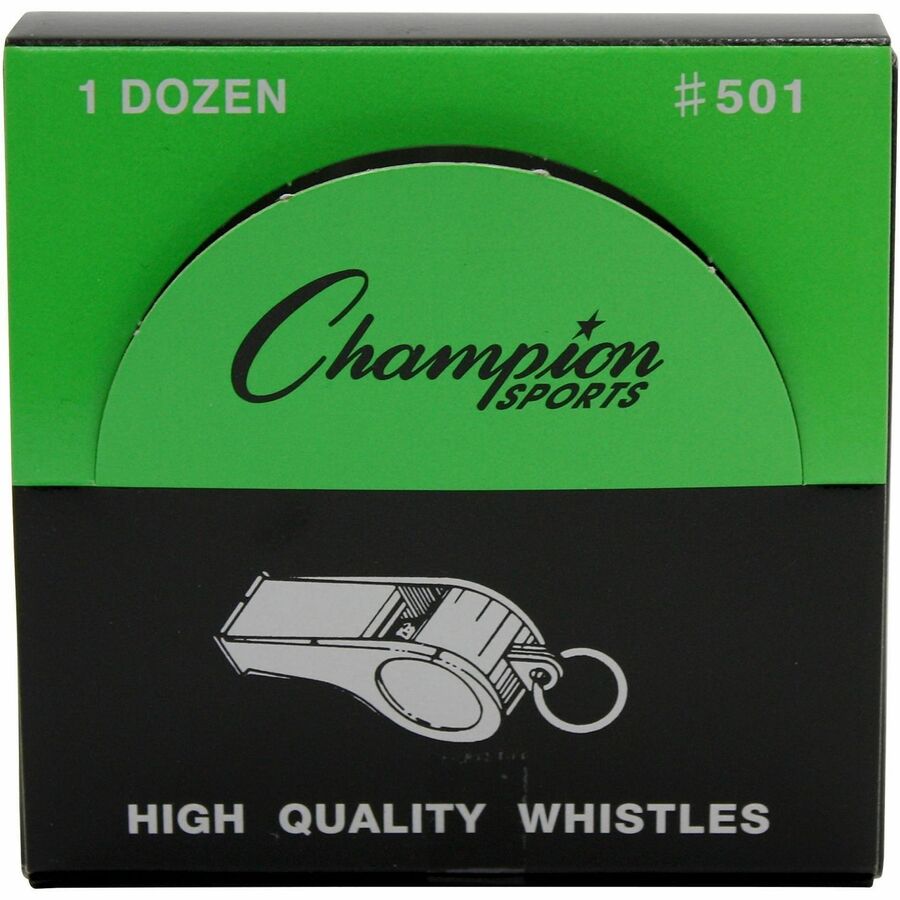 Champion Sports Medium Weight Metal Whistle - Alternate-Image4