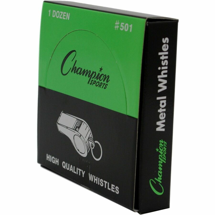 Champion Sports Medium Weight Metal Whistle - Alternate-Image5