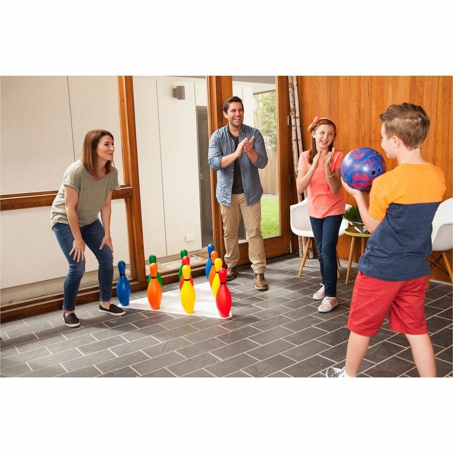Champion Sports Multi-Color Plastic Bowling Pin Set - Alternate-Image3