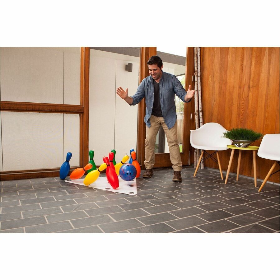 Champion Sports Multi-Color Plastic Bowling Pin Set - Alternate-Image5