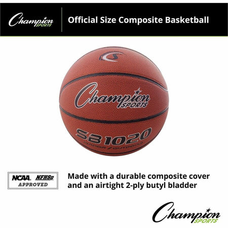 Champion Sports Official Size Composite Basketball - Alternate-Image2