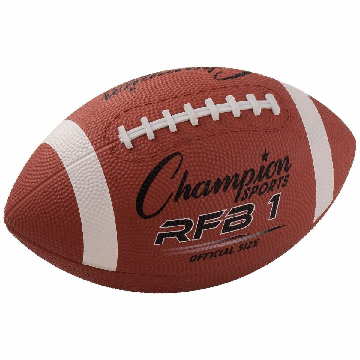 Champion Sports Official Size Rubber Football - 1500