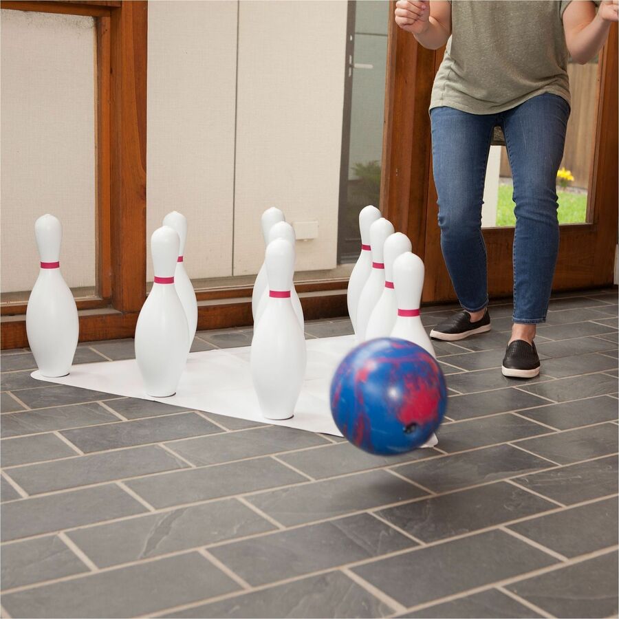 Champion Sports Plastic Bowling Ball & Pin Set - Alternate-Image4