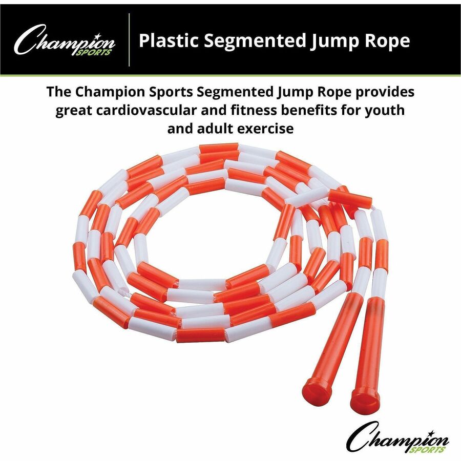 Champion Sports Plastic Segmented Jump Rope - Alternate-Image2