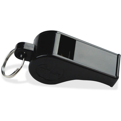 Champion Sports Plastic Whistle - Black (1 Dozen) - Equipment