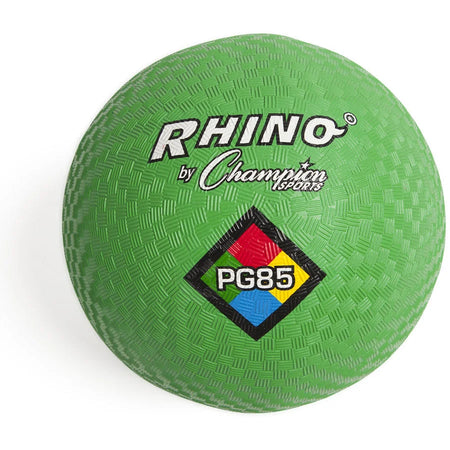 Champion Sports Playground Ball Set - 8.50’’ Nylon - Assorted Colors - 6 Pack - Equipment
