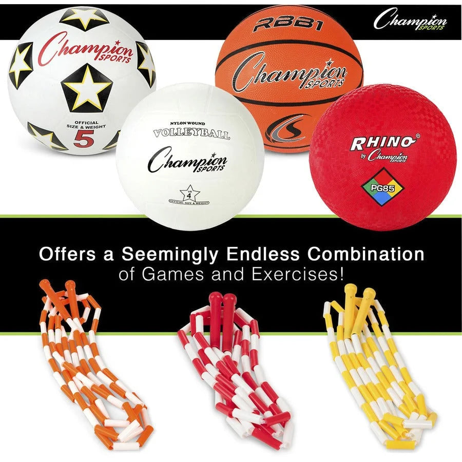 Champion Sports Playground Set: 21-Piece Assorted Variety Pack - Equipment