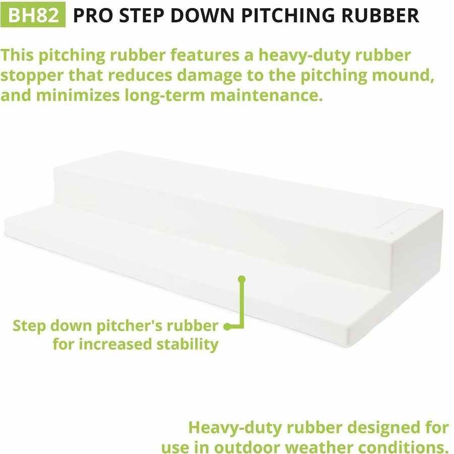 Champion Sports Pro Step Down Pitching Rubber - Alternate-Image2