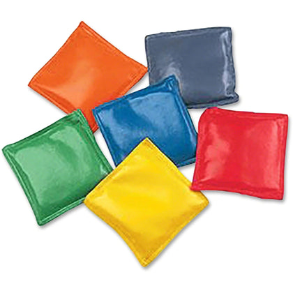 Champion Sports Rainbow Bean Bags - Set of 12 Assorted Colors - Equipment