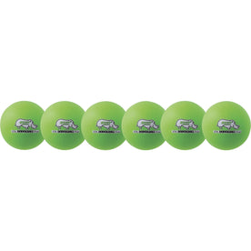 Champion Sports Rhino Skin Dodgeball Set - Low Bounce Foam - Neon Green - Equipment