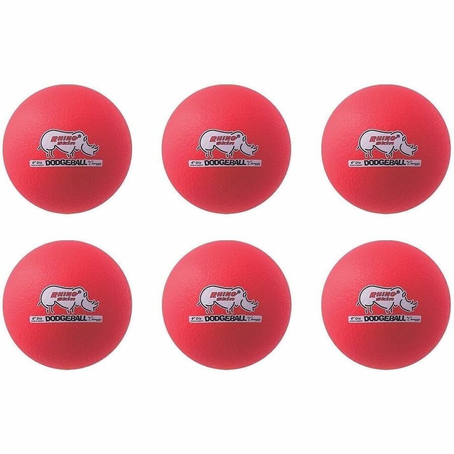 Champion Sports Rhino Skin Low Bounce Dodgeball Set - Alternate-Image3