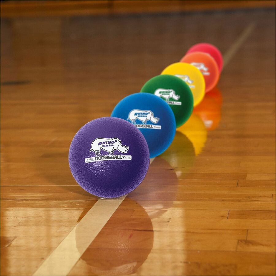 Champion Sports Rhino Skin Low Bounce Dodgeball Set - Alternate-Image3