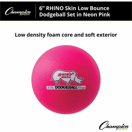 Champion Sports Rhino Skin Low Bounce Dodgeball Set - Alternate-Image2