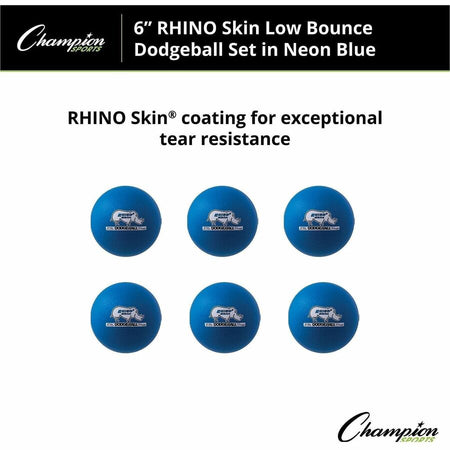 Champion Sports Rhino Skin Low Bounce Dodgeball Set - Alternate-Image1
