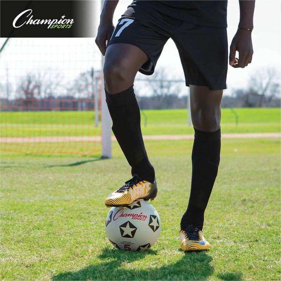 Champion Sports Rubber Soccer Ball Size 5 - Alternate-Image3