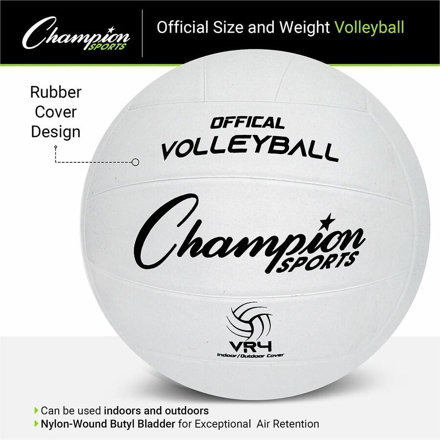 Champion Sports Rubber Volleyball - Alternate-Image1