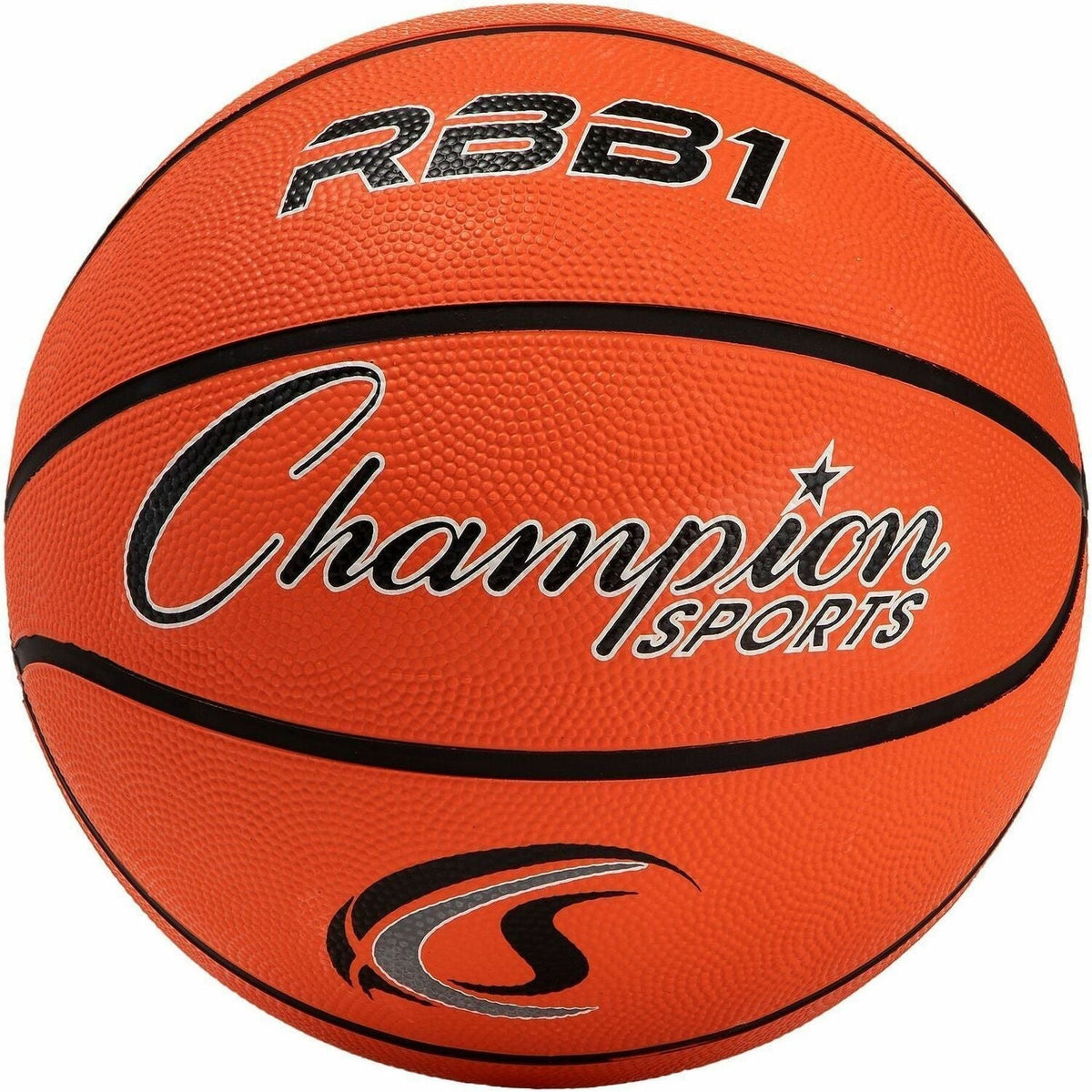 Champion Sports Size 7 Rubber Basketball Orange - 1500