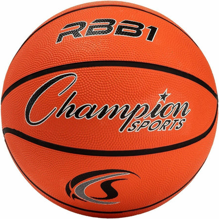 Champion Sports Size 7 Rubber Basketball Orange - 1500