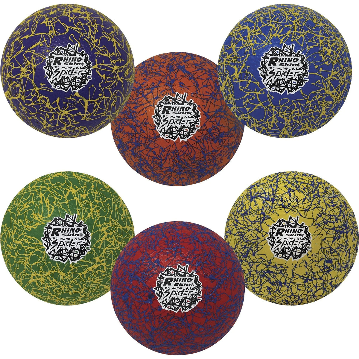 Champion Sports Spider Set: 6.30’’ Low Density Foam - 6 / Set - Equipment