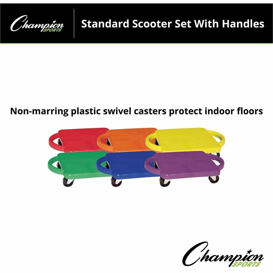 Champion Sports Standard Scooter Set w/Handles - Alternate-Image2