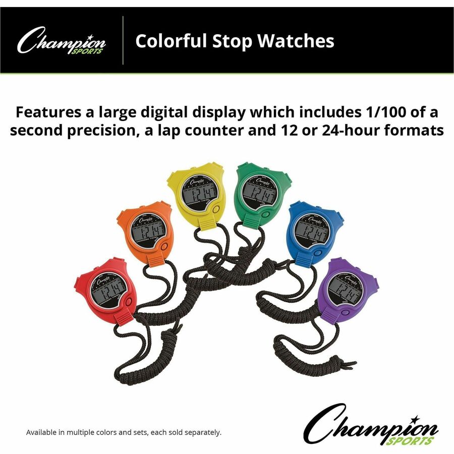Champion Sports Stop Watch Set - Alternate-Image2