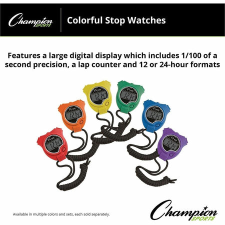 Champion Sports Stop Watch Set - Alternate-Image2