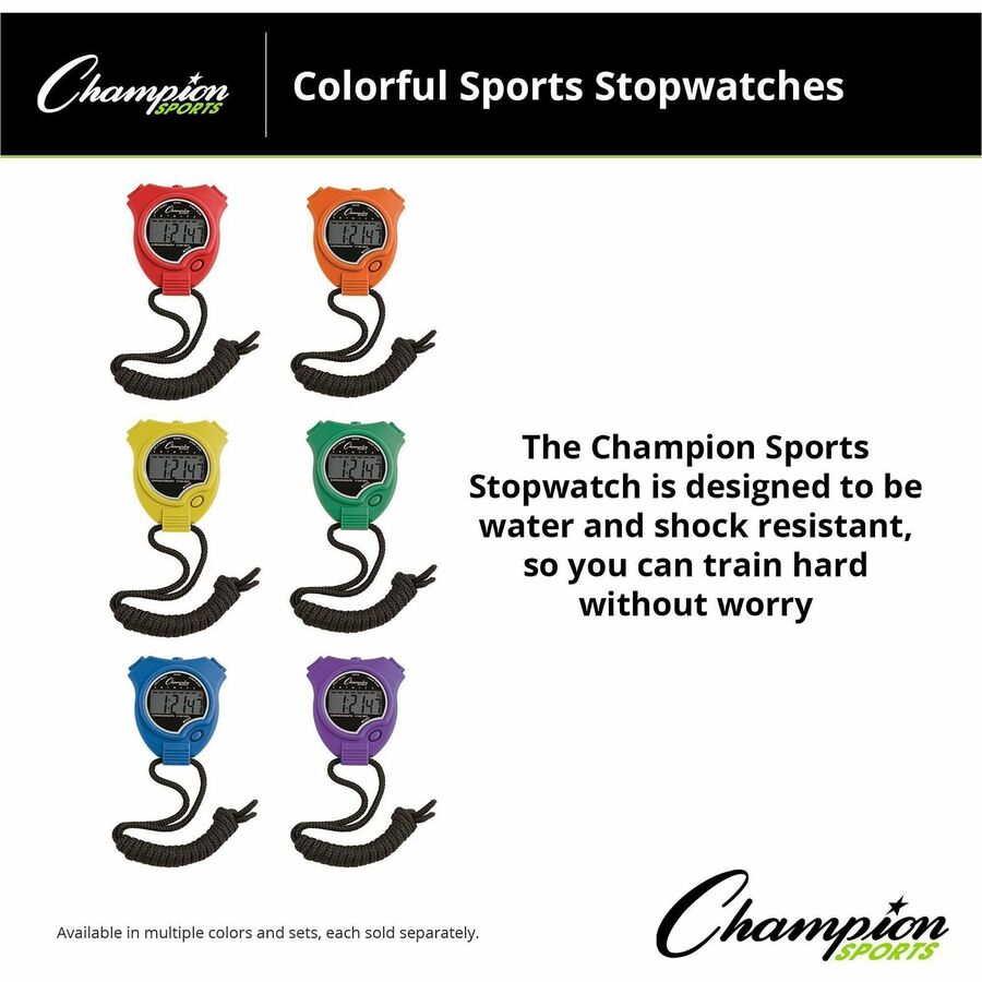 Champion Sports Stop Watch Set - Alternate-Image4