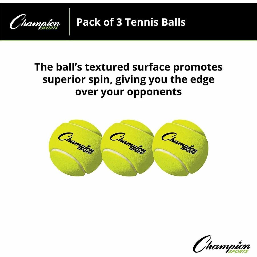 Champion Sports Tennis Ball Pack - Alternate-Image3