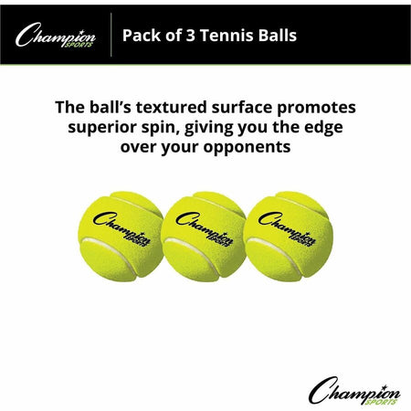 Champion Sports Tennis Ball Pack - Alternate-Image3