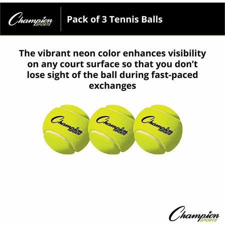 Champion Sports Tennis Ball Pack - Alternate-Image2
