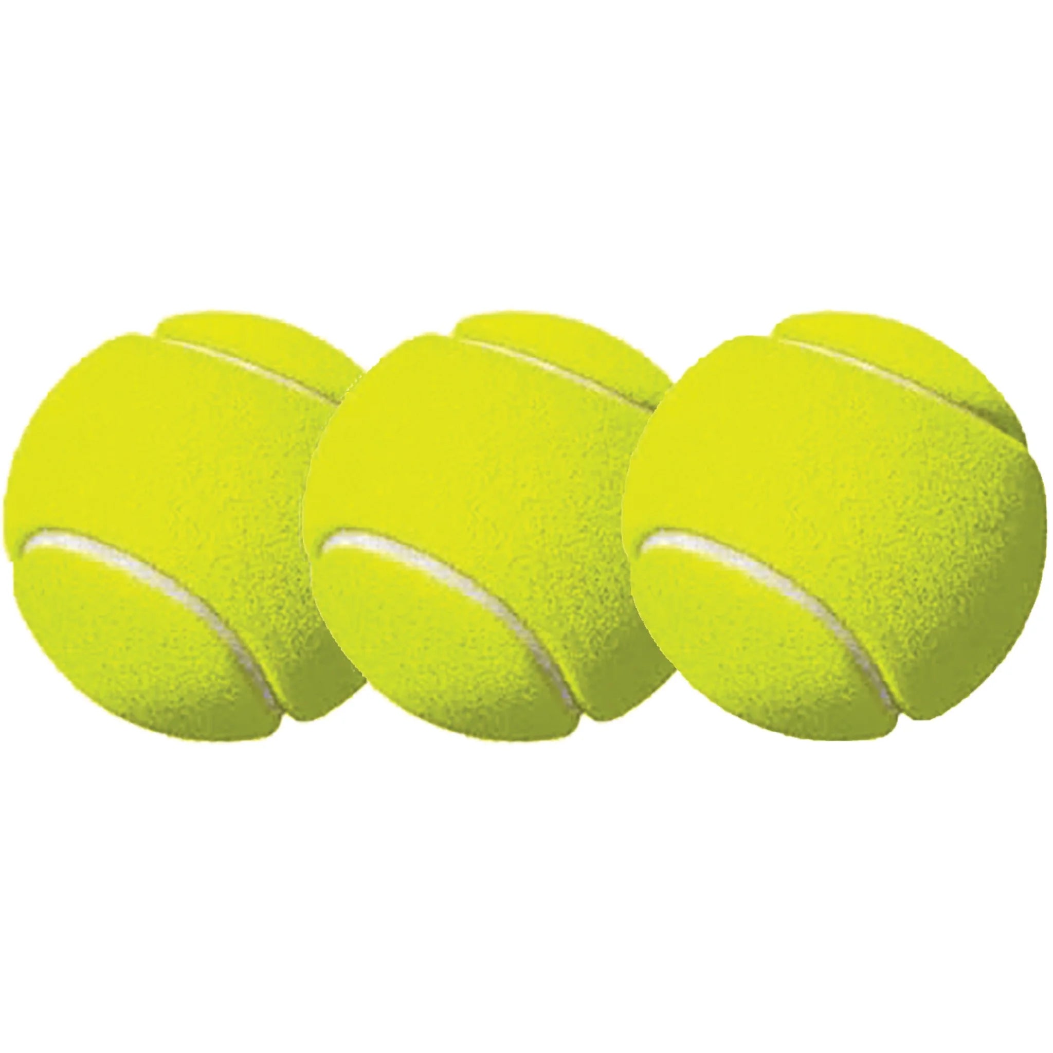 Champion Sports Tennis Ball Pack - Yellow - 3 Balls - Equipment