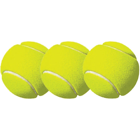 Champion Sports Tennis Ball Pack - Yellow - 3 Balls - Equipment