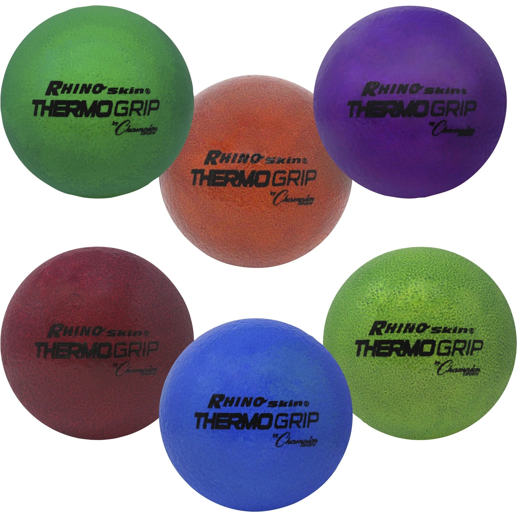 Champion Sports Thermo Grip Set: Low Density Foam - 6 / Set - Equipment