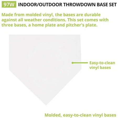 Champion Sports Throwdown Base Set: Indoor/Outdoor Vinyl Bases - Equipment