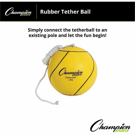 Champion Sports Yellow Tether Ball - Alternate-Image3