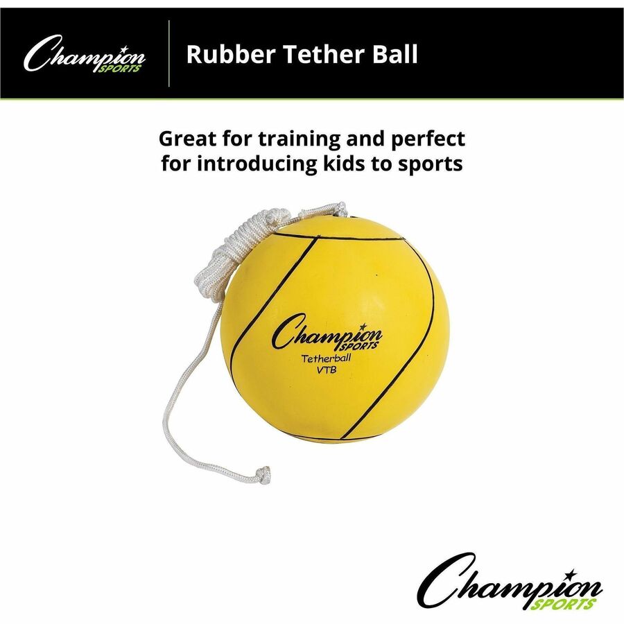 Champion Sports Yellow Tether Ball - Alternate-Image4