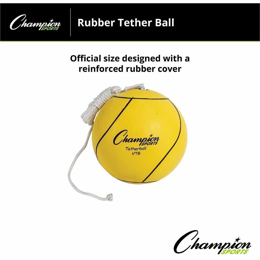 Champion Sports Yellow Tether Ball - Alternate-Image1